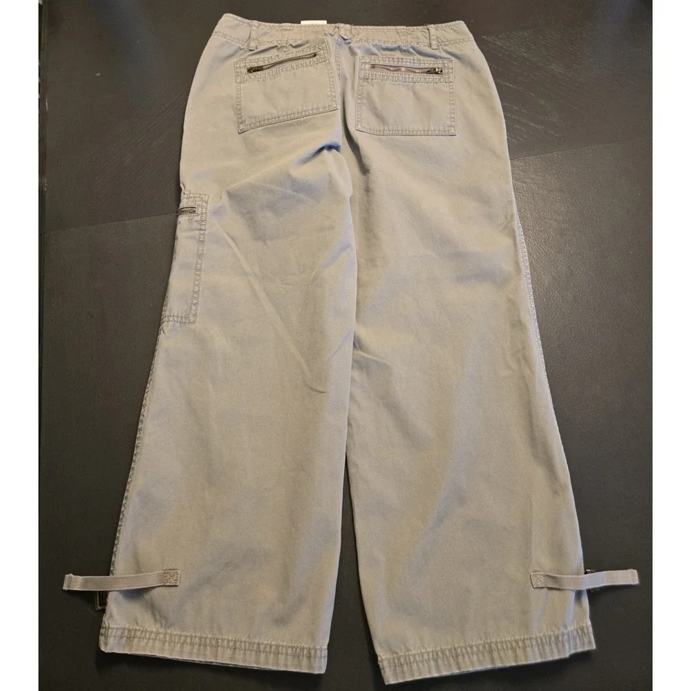 Eddie Bauer Khaki Capris 100 % cotton.  36 waist.  23 Inseam w/out being cuffed.